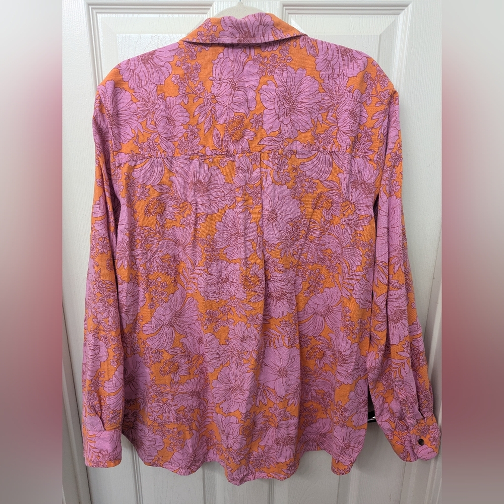 Universal Thread Linen Blend Blouse - Picture 9 of 10